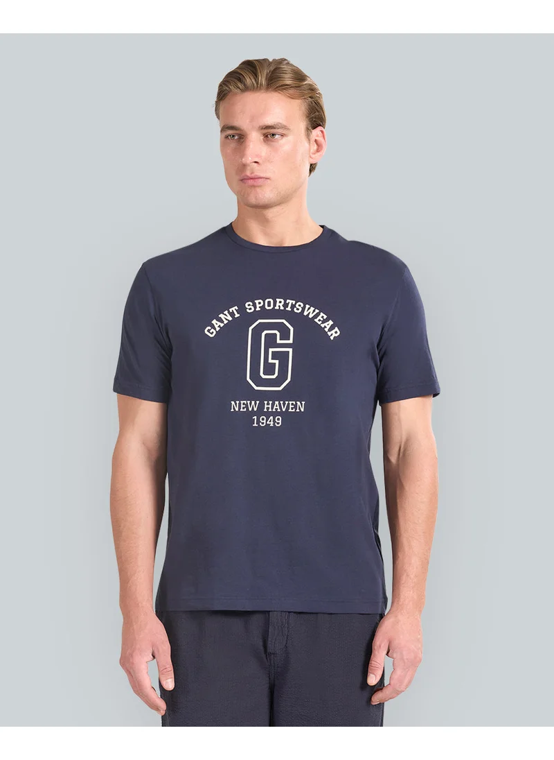 GANT Gant Graphic Short Sleeve T-Shirt For Men (White)