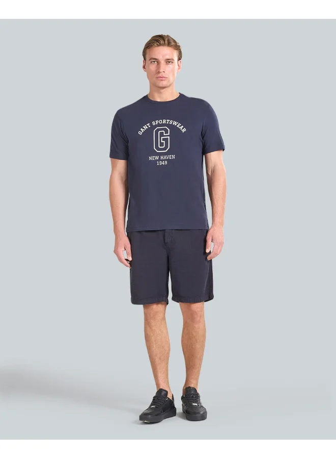 GANT Gant Graphic Short Sleeve T-Shirt For Men (White)