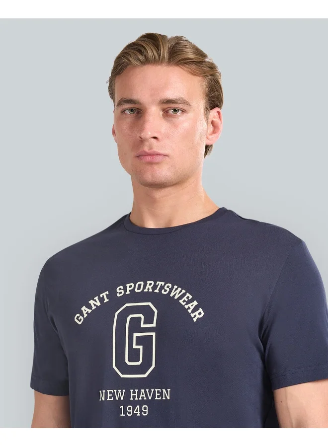GANT Gant Graphic Short Sleeve T-Shirt For Men (White)