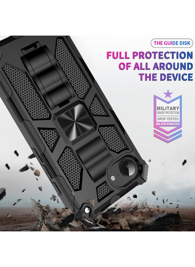 إيروريكس جراب لهاتف iPhone 16e Armor مقاوم للصدمات مصنوع من مادة TPU الهجينة والكمبيوتر الشخصي مع حامل - Image 3