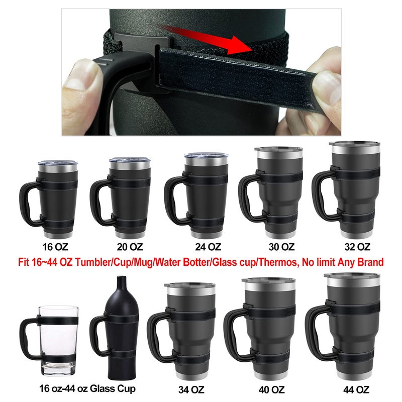 NaOHshp 20 Oz 30 Oz 40 Oz Tumbler Handle Adjustable Fit for YETI  RTIC  Ozark Trail  Travel Mug Cup  SIC  Rambler  and All Brands Tumbler Cup - Image 3