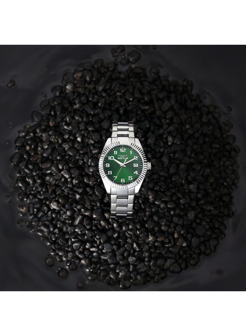 Sector 240 39MM 3H GREEN DIAL SS BR - Image 4