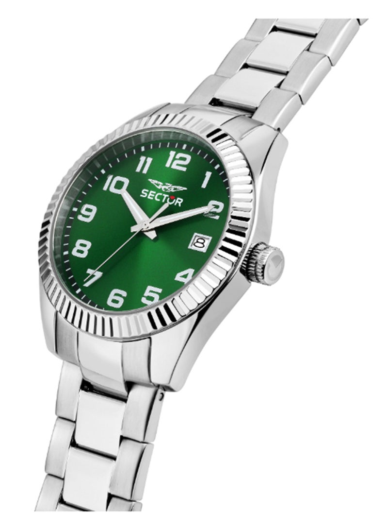 Sector 240 39MM 3H GREEN DIAL SS BR - Image 3