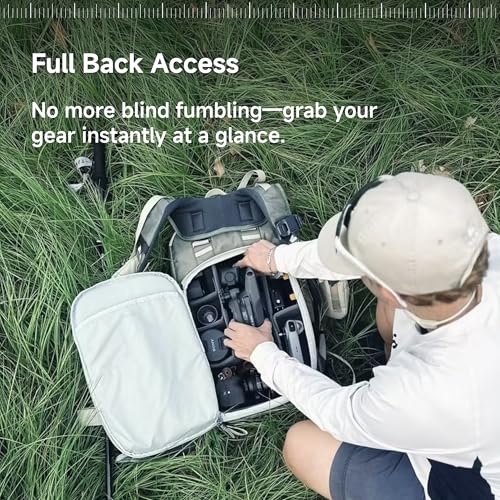 VSGO Pocket Ranger Expandable 25L-33L Photography & Outdoor Backpack – Lightweight Camera Bag for Hiking, Mountaineering, Travel - Image 3