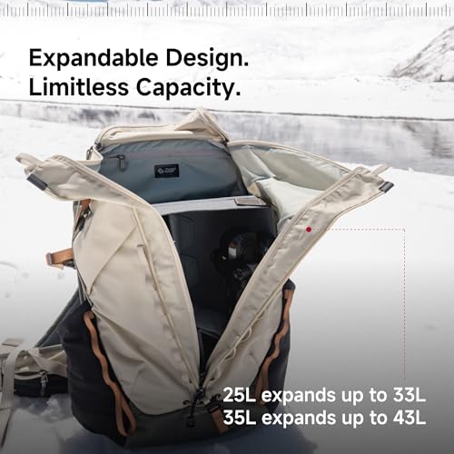 VSGO Pocket Ranger Expandable 25L-33L Photography & Outdoor Backpack – Lightweight Camera Bag for Hiking, Mountaineering, Travel - Image 5