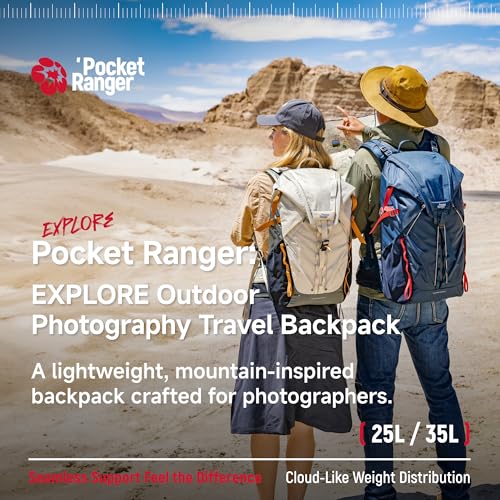 VSGO Pocket Ranger Expandable 25L-33L Photography & Outdoor Backpack – Lightweight Camera Bag for Hiking, Mountaineering, Travel - Image 2