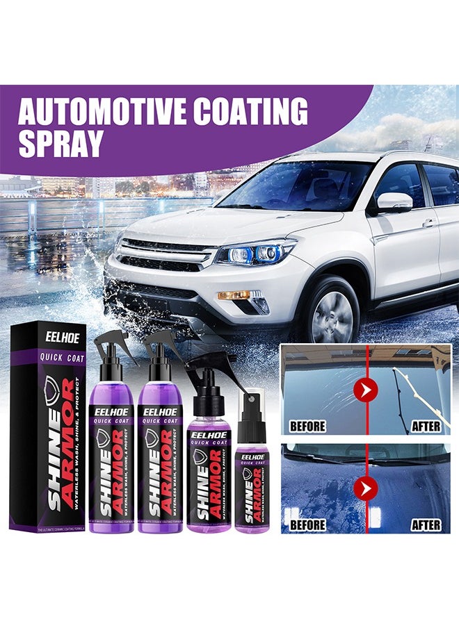 EELHOE - Fast Car Ceramic Coating Spray, Plastic Parts Refurbisher, Fast Fine Scratch Repair, Car Scratch Nano Repair Spray, High Protection Crystal Coating, 100ml - Image 1