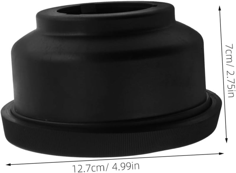 OUNONA Car Balancer Nuts Tire Balancing Beads Portable Wheel Balancer Tire Wheel Balancer Wheel Balancer Quick Nut Wheel Balancer Wing Nut Tire Balancer Bracket Plastic Black - Image 2