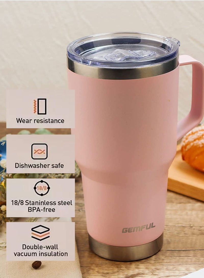Stainless Steel Vacuum Flask (30oz) – Thermal Tumbler for Water, Coffee & Tea – Portable & Durable for Outdoor & Daily Use