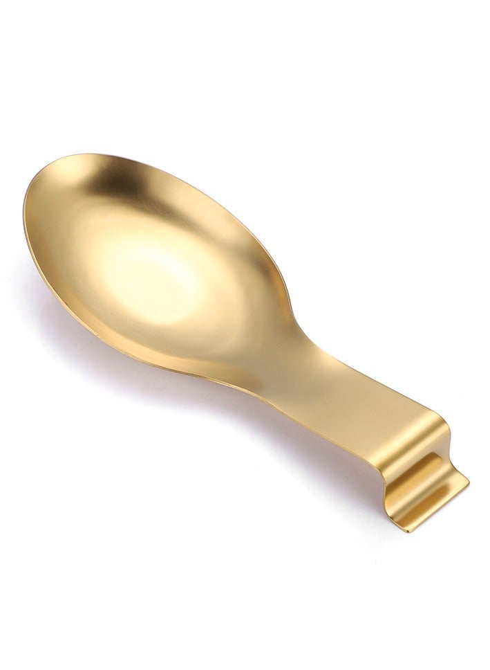 Tray food clip Hotel Restaurant tray kitchenware tray spoon Tray spoon flat tail gold