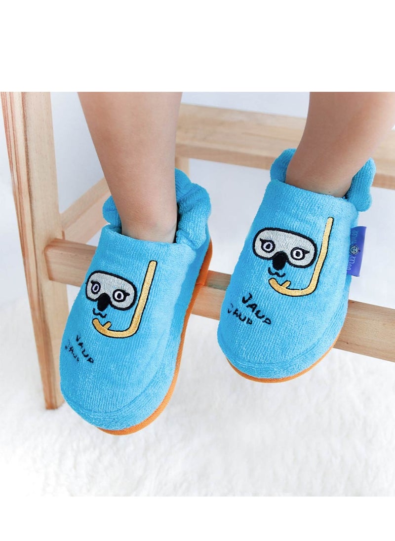 Milk & Moo - Milk&Moo Kids Poncho and House Slippers Cool Koala - Image 1