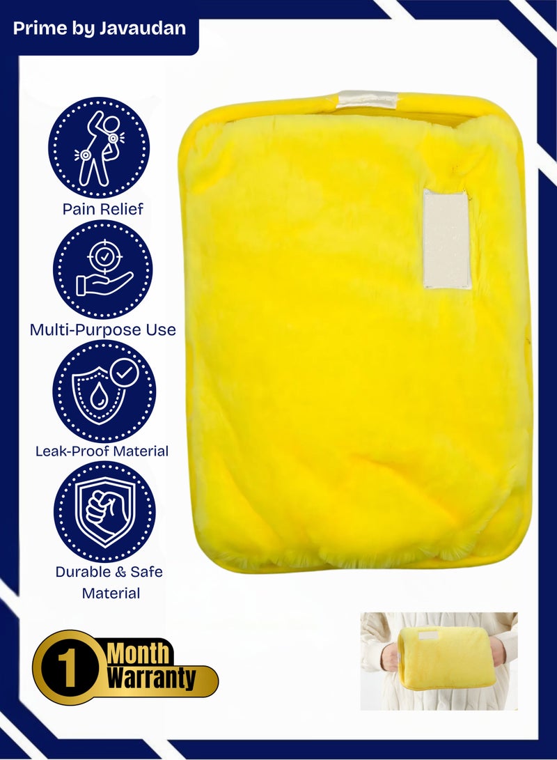 Prime by javaudan Electric Hot Water Bag Rechargeable Heating Bag with Fleece Cover for Cramps, Neck, Shoulders Pain Relief Bag for Hot Therapy Hand & Feet Warmer - Image 1