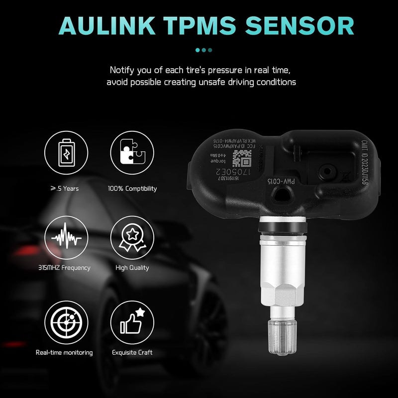AULINK Tire Pressure Monitoring System TPMS Sensors - Image 2