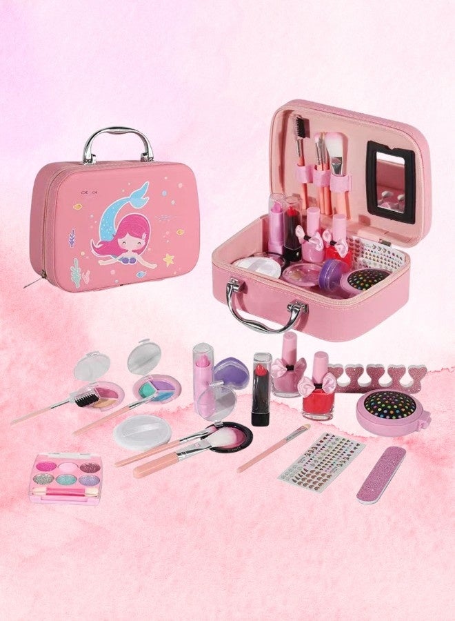 Kids Makeup Toy Set – Safe & Non-Toxic Beauty Kit for Girls with Accessories - Image 1