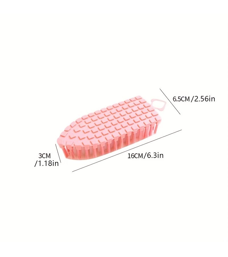 Blue Flexible Bendable Cleaning Brush For Kitchen Stove Bathroom Tiles Bathtub Floors - Image 5