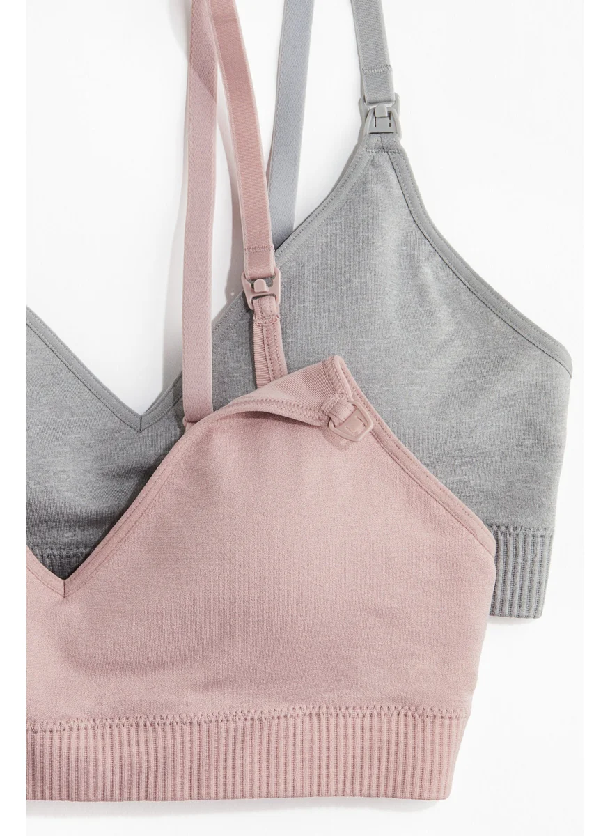 اتش اند ام Mama 2-Pack Seamless Padded Nursing Bras