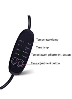 spa luxetique Heated Eye Mask, USB Eye Mask for Dry Eyes with Temperature & Timer Control, Earplugs, Warm Eye Compress Heating Pad for Sleep, Dry Eyes, Blepharitis, Dark Circles, Puffy Eyes…  - Image 3