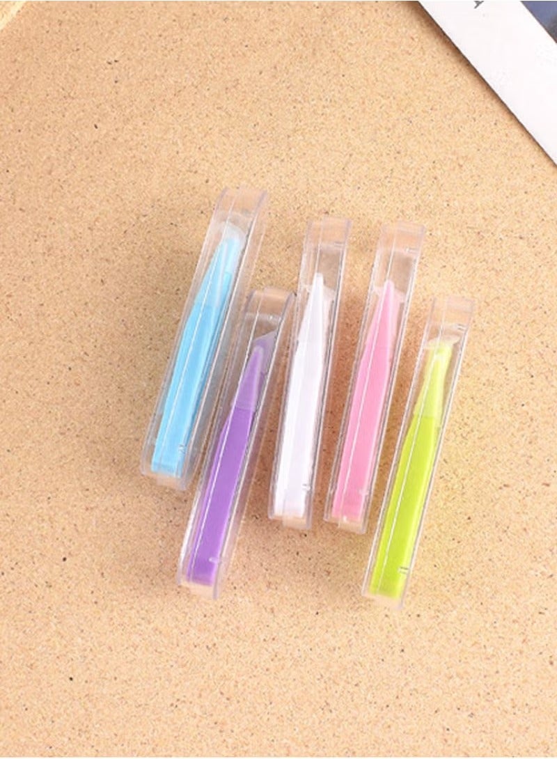 5 Pcs Contact Lense Applicator Lens Tweezers Suction Stick Inserter Remover Handlers Tool for Travel and Outdoor Activities to Use - Image 5
