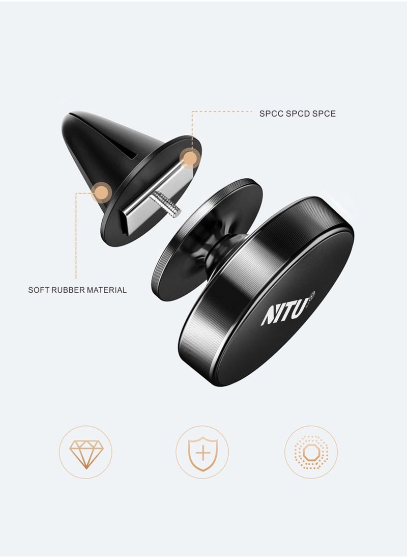 Nitu - Air Vent Car Magnetic Phone Holder - Image 1