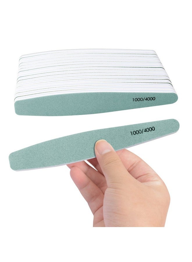Diesisa 15Pcs 10004000 Grit Nail Files For Natural Nails Emery Boards For Natural Files Doublesided Nail Buffering Manicure Pedicure Nail Supplies Tools For Toenail Fingernail For Home & Salon - Image 1