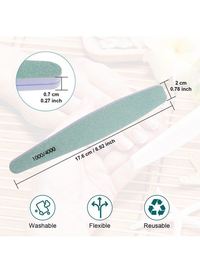 Diesisa 15Pcs 10004000 Grit Nail Files For Natural Nails Emery Boards For Natural Files Doublesided Nail Buffering Manicure Pedicure Nail Supplies Tools For Toenail Fingernail For Home & Salon - Image 5