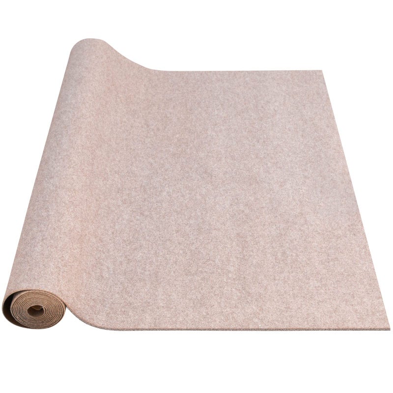 Happybuy 6 ft x 18 ft Brown Marine Carpet for Boats Waterproof - 0.18" Thick Indoor Outdoor Rug Carpet Roll for Home Patio Porch Deck - Image 1