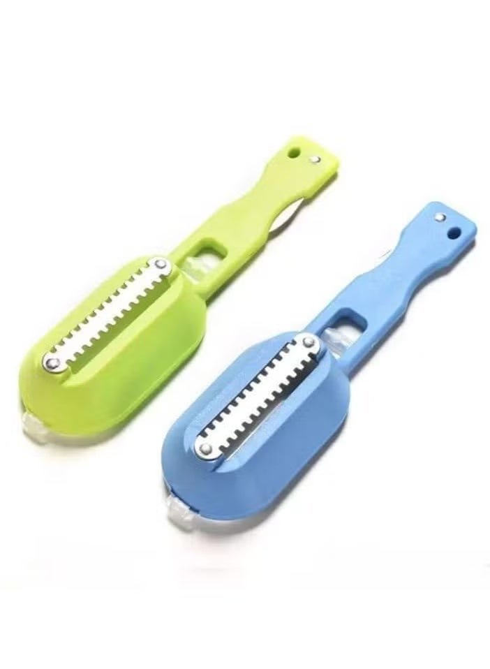 Stainless Steel Fish Scaler-Multicolour - Image 1