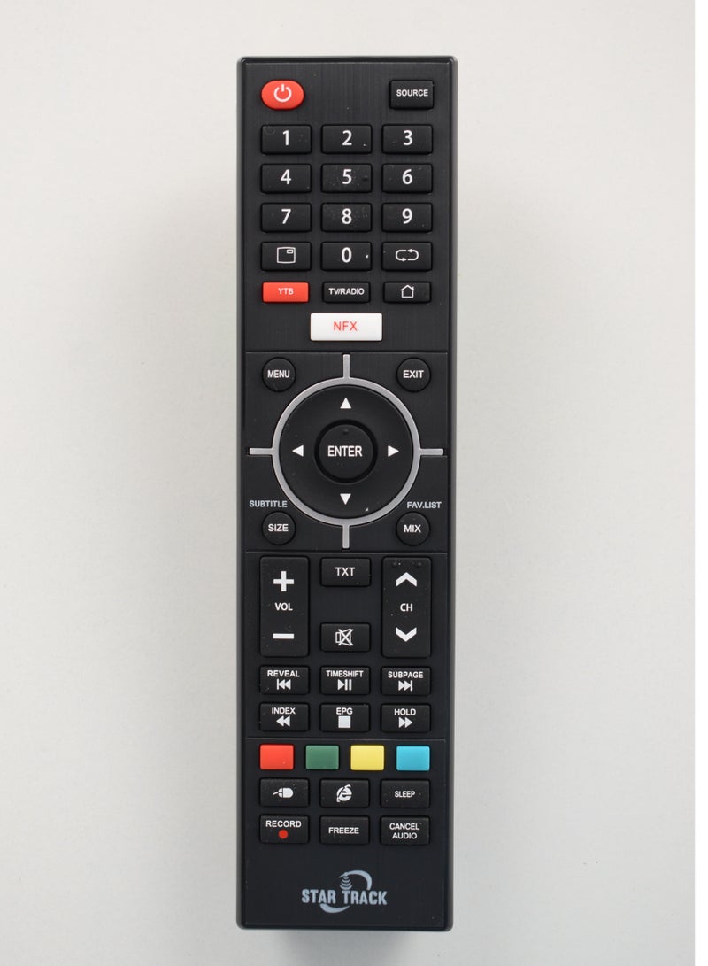 REMOTE CONTROL For STAR TRACK 55-65 inch SMART TV With, New Upgraded Infrared Also NETFLIX YOU TUBE