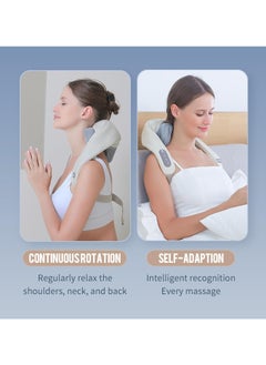 M MIAOYAN Electric Shawl U Shape Pillow Massager - Neck and Shoulder Thermal Massager, Shiatsu Back Shoulder and Neck Thermal Massager, Deep 5D Kneading Shiatsu Neck and Back Massager  - Image 5