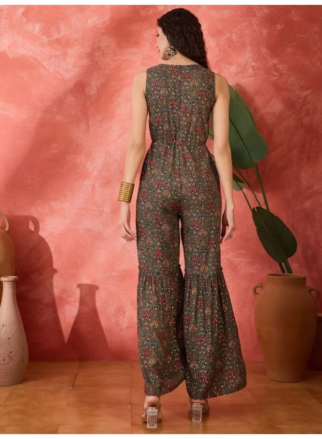 AKS  Brown Jumpsuit for Women | Best Price UAE