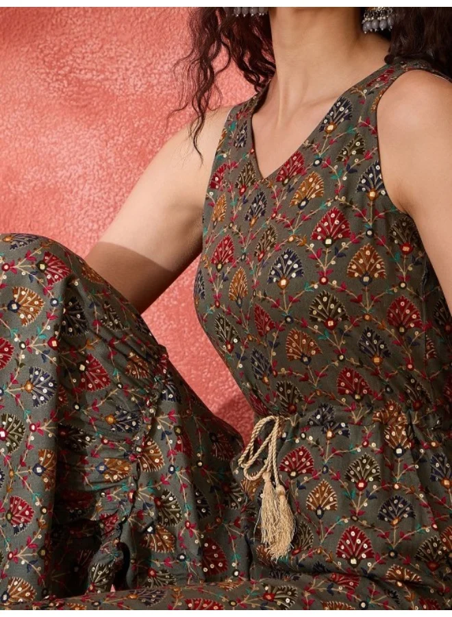AKS Brown Jumpsuit