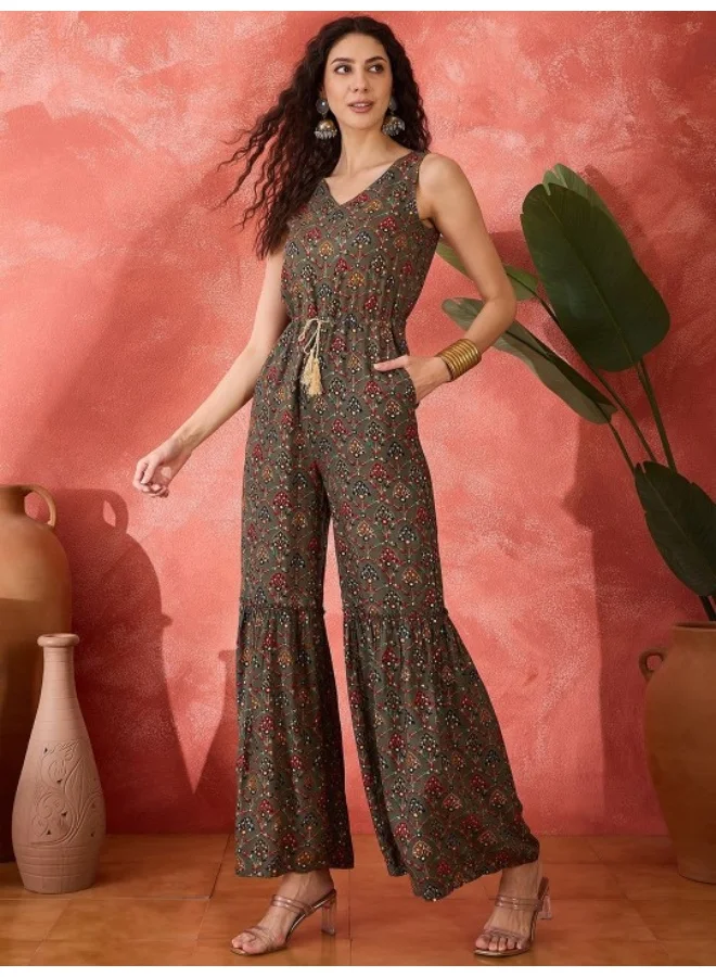 AKS  Brown Jumpsuit for Women | Best Price UAE