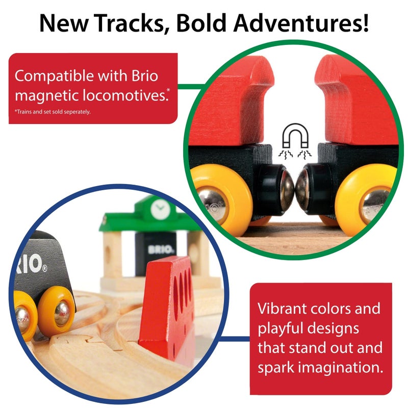 BRIO World Special Track Pack - 50-Piece Set - FSC-Certified Wooden Train Track Pieces - Expand Creativity - Compatible with All BRIO Railway Sets - Kids Ages 3 & Up - Image 3