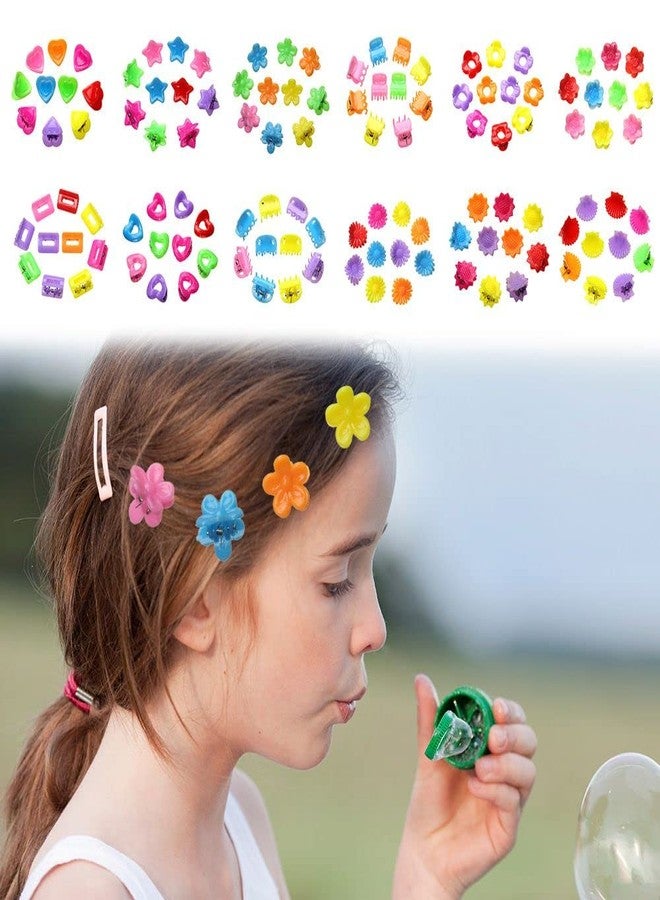 Ghelonadi Mini Hair Claw Clips Hair Clips for Girls Women Small Beautiful Multiple Colors Hair Bangs Pin Baby Girl Hair Accessories Decorative for Baby Girls Hair Style 30 Pieces - Image 1