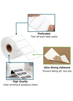 FungLam 6 Rolls Direct Thermal Labels 21 4 X 11 4 Selfadhesive Address Shipping Barcode Thermal Stickers Perforated Mailing Labels Sku Labels 1000 Labels Roll  - Image 4