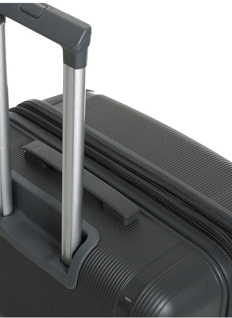 Crossland - CROSSLAND Black Trolley Luggage,TSA Lock , Expandable Double Zipper - Image 1