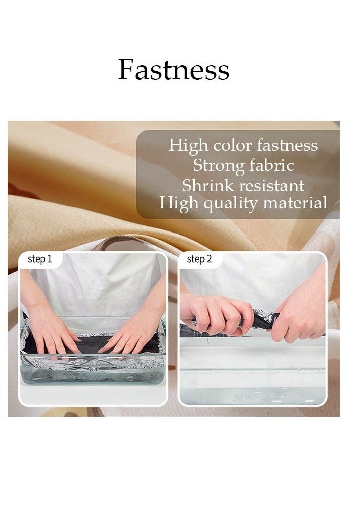 JUNYOUK 2 Pcs Private Bed Curtain At The Bottom Of The Bunk Bed, Breathable And Dustproof Single Bed Blackout Curtain, Dormitory Family Bed Curtain, Can Cover 3 Sides - Image 4