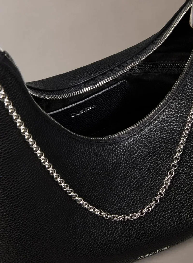 Calvin Klein  Pebbled Jewellery Chain Hobo Bag for Women | Best Price UAE