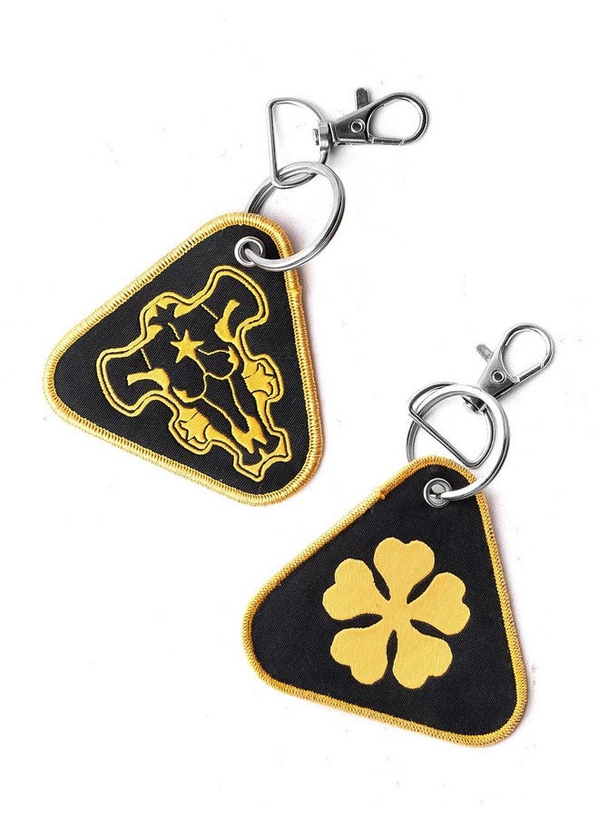 comicsense.xyz Black Clover Anime Woven Keyring, Black Bull Anime Keychain for Bag Bike Car Collectible - Pack of 1 - Image 1
