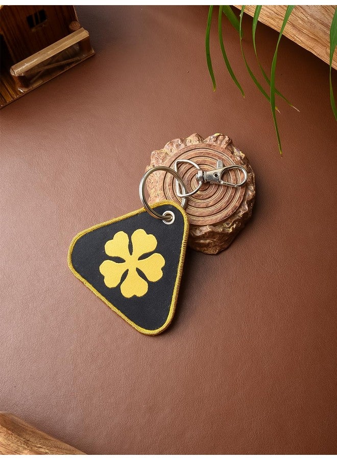 comicsense.xyz Black Clover Anime Woven Keyring, Black Bull Anime Keychain for Bag Bike Car Collectible - Pack of 1 - Image 3