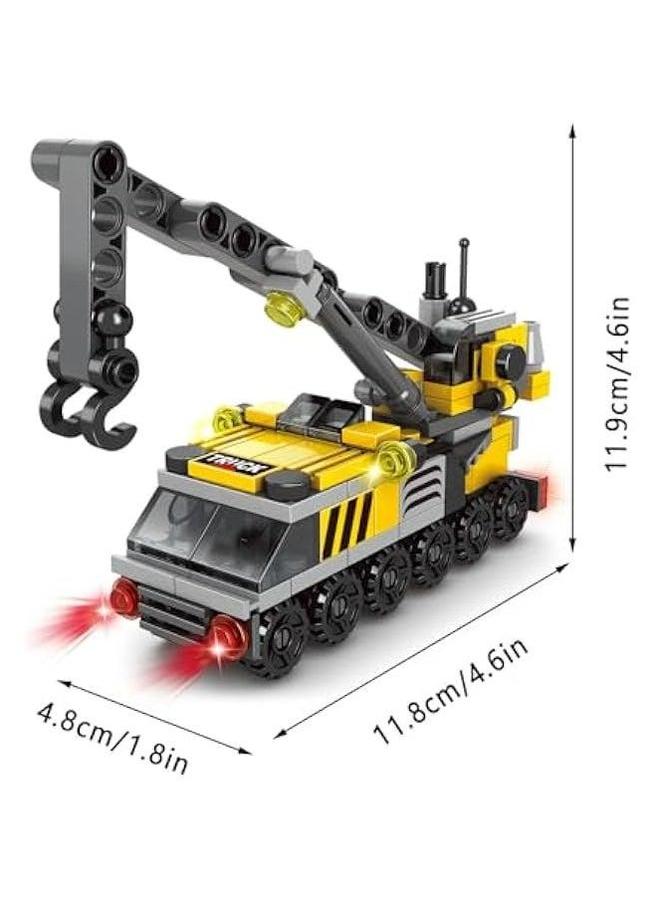 Urban Rescue Series Building Block Toys,Stacking Skill Training and Creative Thinking Cultivation， kit Toys Best Gift for Boys Aged 4-10… (Crane Engineering) - Image 2