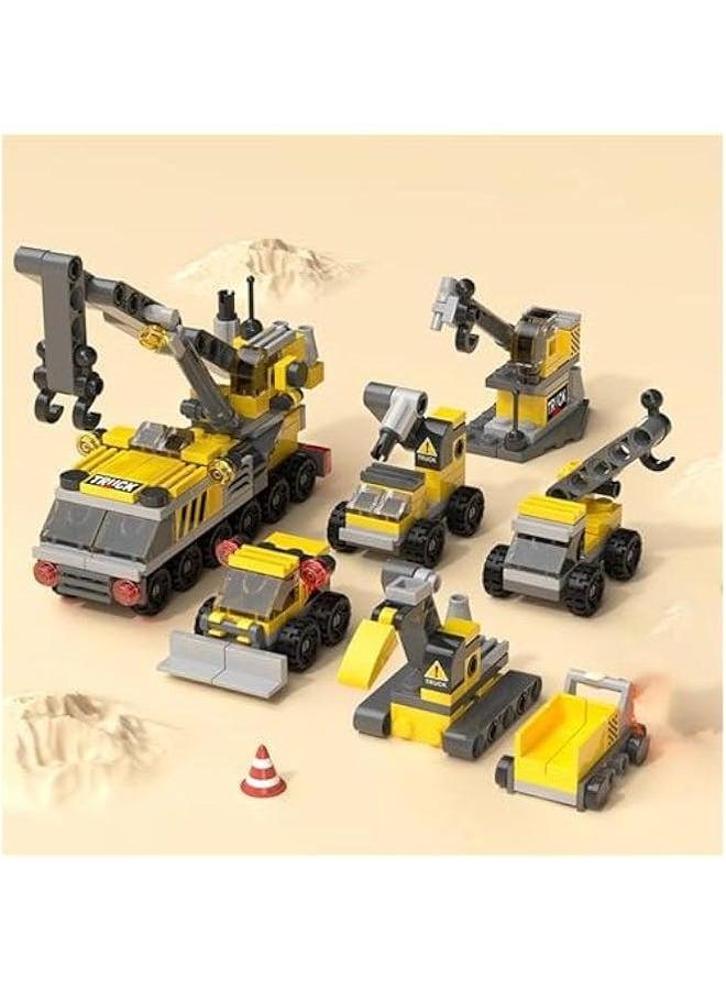Urban Rescue Series Building Block Toys,Stacking Skill Training and Creative Thinking Cultivation， kit Toys Best Gift for Boys Aged 4-10… (Crane Engineering) - Image 4