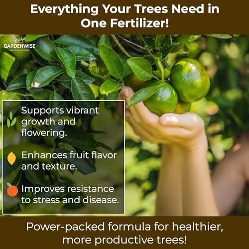 GARDENWISE Professional Citrus Fertilizer + Vital Micronutrients; Perfect Balanced NPK for All Citrus; for Indoor and Outdoor Plants; Orange, Lime, Avocado and Lemon Tree Fertilizer (2 QUARTS) - Image 4