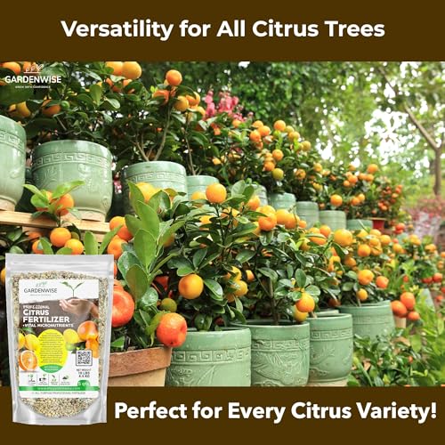GARDENWISE Professional Citrus Fertilizer + Vital Micronutrients; Perfect Balanced NPK for All Citrus; for Indoor and Outdoor Plants; Orange, Lime, Avocado and Lemon Tree Fertilizer (2 QUARTS) - Image 5