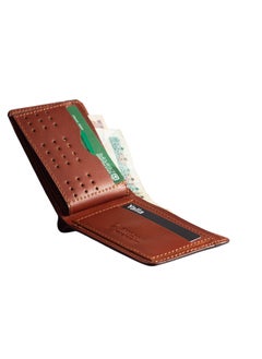 Generic Men Wallet leather (AM 2054) cow Material - 7 Credit Card Holder Money - 1 mesh slot for your ID - Small Wallets for Traveling .Black  - Image 4