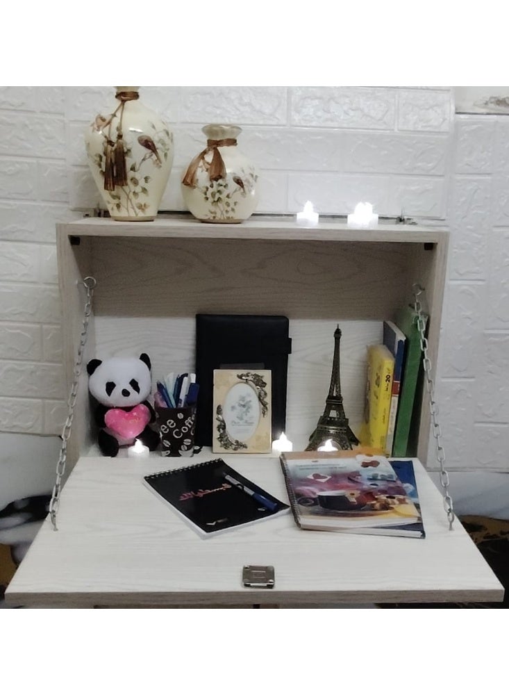 مكتب مذاكرة حائط ذكي موفّر للمساحة - Image 1