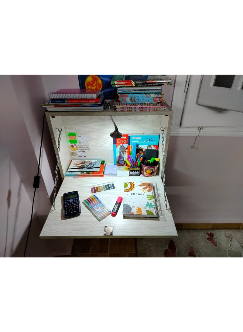 Smart Wall-Mounted Study Desk – Space Saving Design