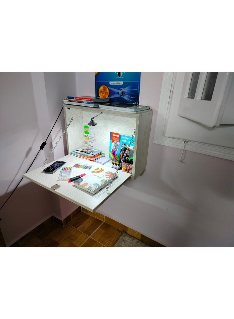 Smart Wall-Mounted Study Desk – Space Saving Design