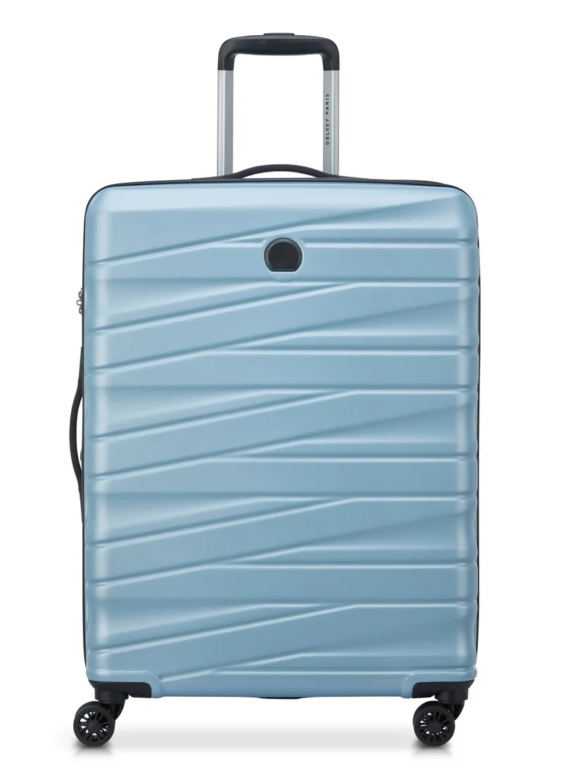 DELSEY Paris Tiphanie 70cm Hardcase 4 Double Wheel Expandable Check-In Luggage Trolley Case - Aqua