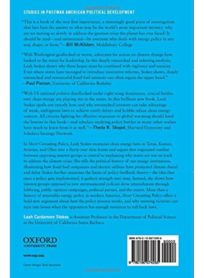 Short Circuiting Policy: Interest Groups and the Battle Over Clean Energy and Climate Policy in the American States  - Image 4